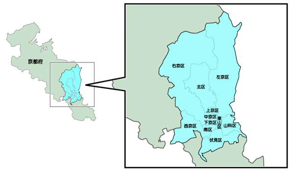 京都市全域対応マップ